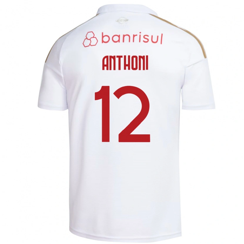 Danxen Män Anthoni Spier Souza #12 Vit Röd Bortatröja Matchtröjor 2026/27 Tröjor T-Tröja