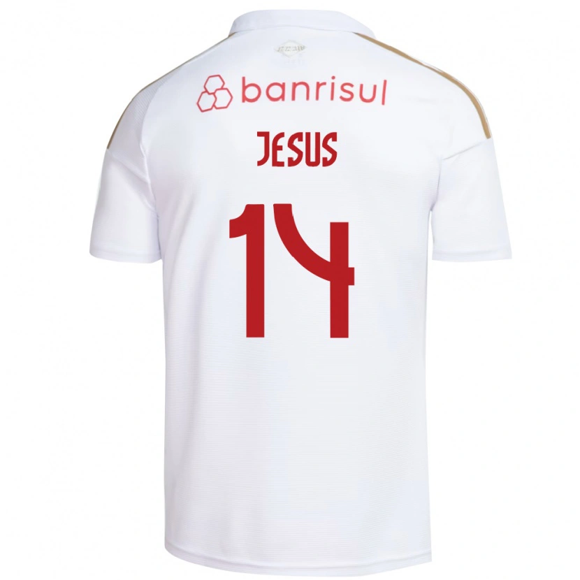 Danxen Män Victor Jesus #14 Vit Röd Bortatröja Matchtröjor 2026/27 Tröjor T-Tröja