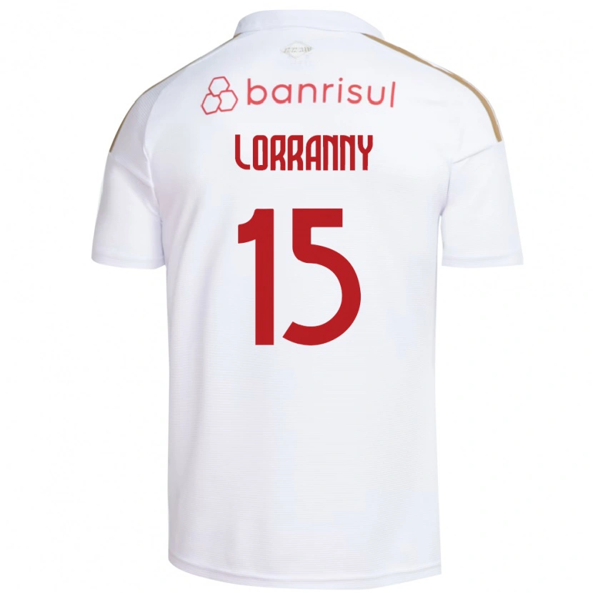 Danxen Män Lorranny #15 Vit Röd Bortatröja Matchtröjor 2026/27 Tröjor T-Tröja