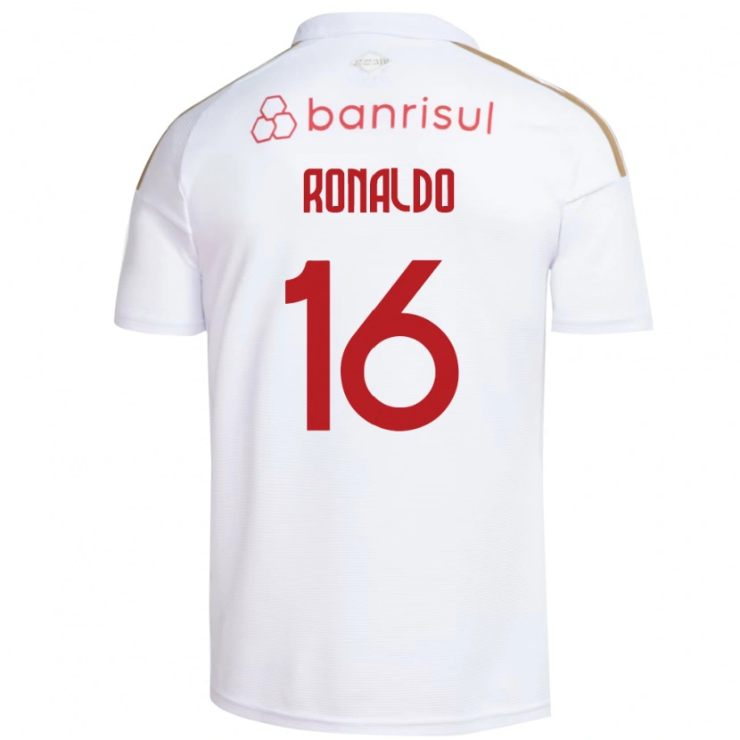 Danxen Män Ronaldo Da Silva Souza #16 Vit Röd Bortatröja Matchtröjor 2026/27 Tröjor T-Tröja
