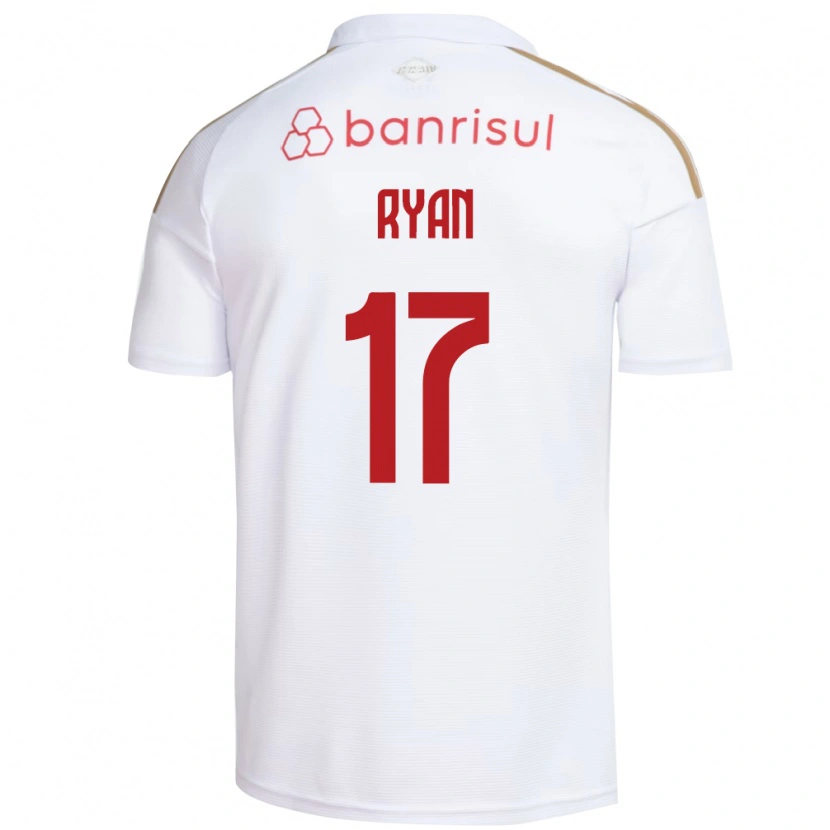 Danxen Män Gabriel Ryan #17 Vit Röd Bortatröja Matchtröjor 2026/27 Tröjor T-Tröja
