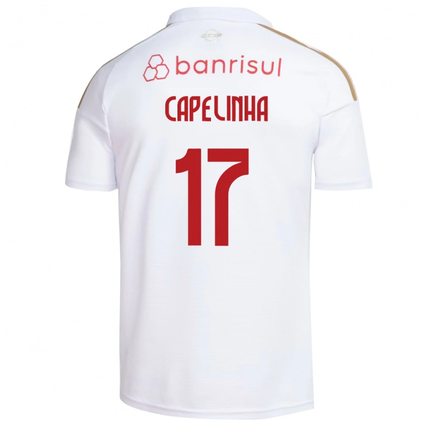 Danxen Män Capelinha #17 Vit Röd Bortatröja Matchtröjor 2026/27 Tröjor T-Tröja