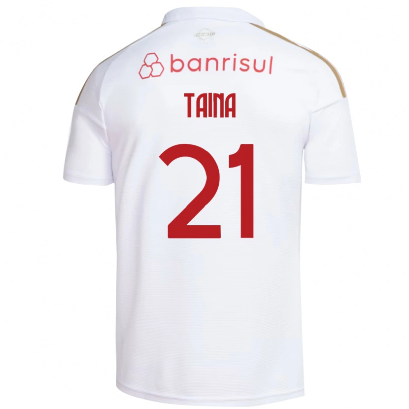 Danxen Män Taina #21 Vit Röd Bortatröja Matchtröjor 2026/27 Tröjor T-Tröja