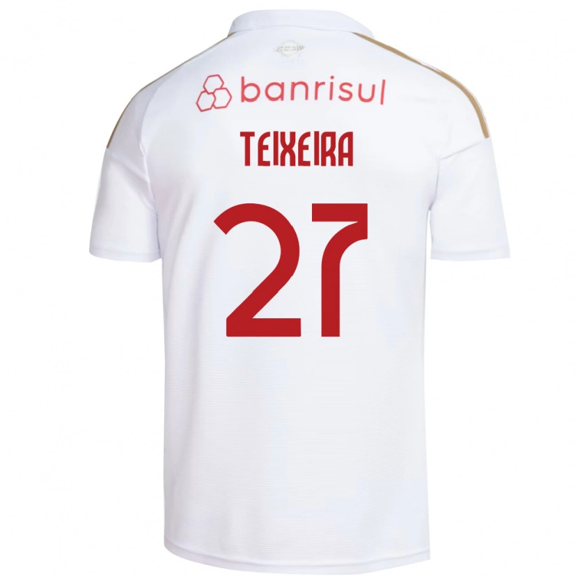 Danxen Män Danny Teixeira #27 Vit Röd Bortatröja Matchtröjor 2026/27 Tröjor T-Tröja