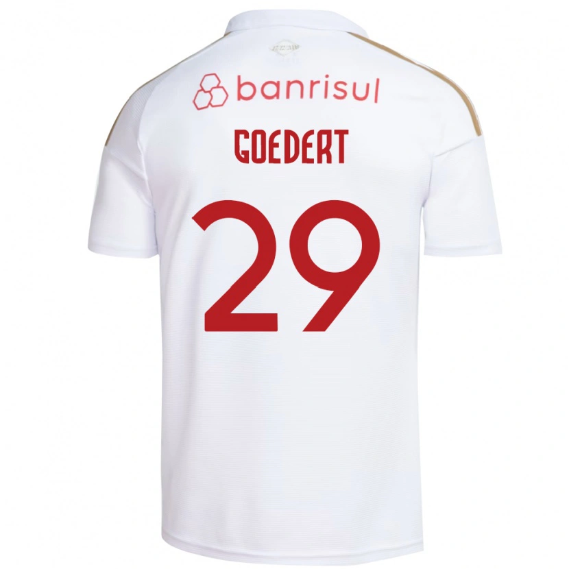 Danxen Män Alice Goedert #29 Vit Röd Bortatröja Matchtröjor 2026/27 Tröjor T-Tröja