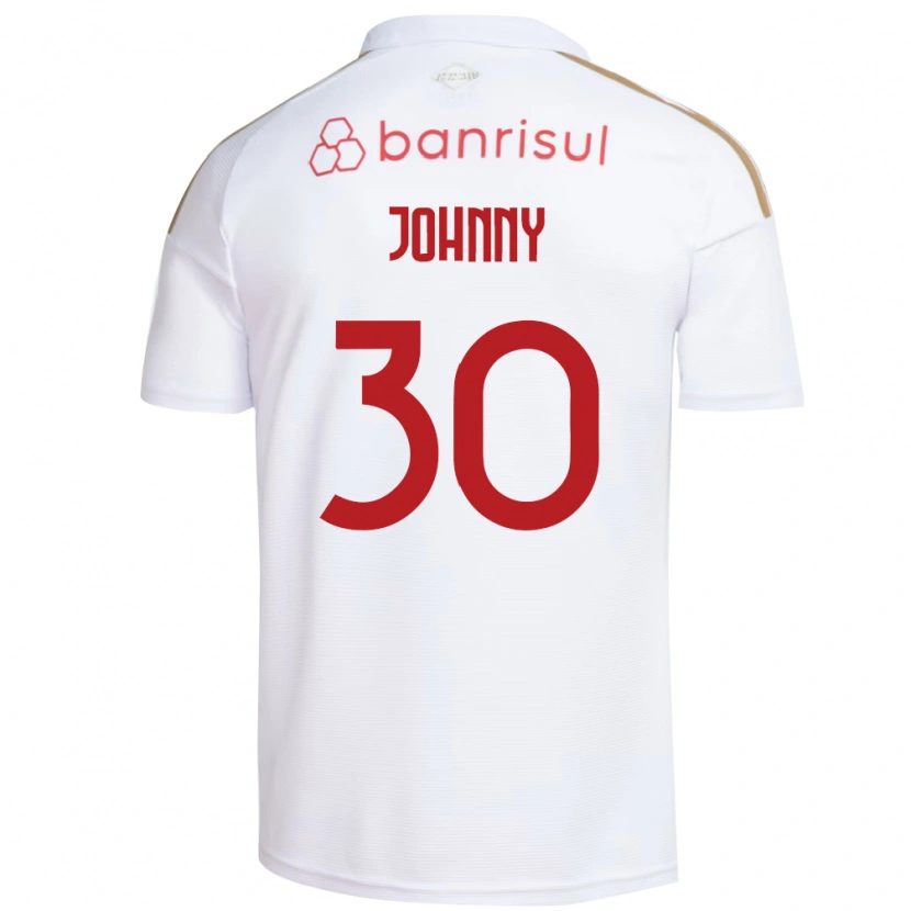 Danxen Män Johnny #30 Vit Röd Bortatröja Matchtröjor 2026/27 Tröjor T-Tröja