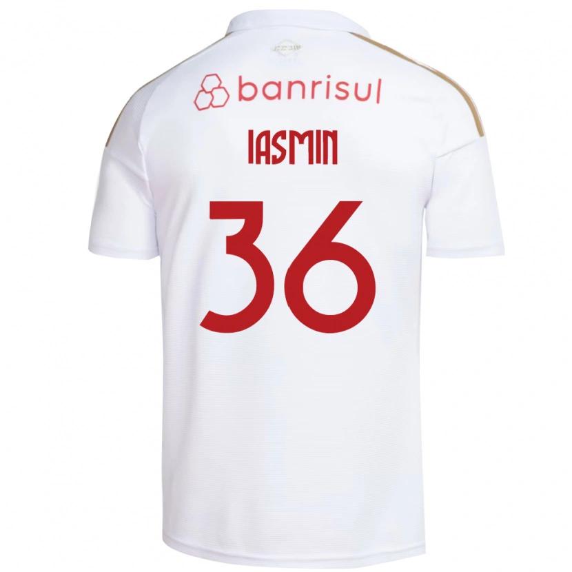 Danxen Män Iasmin #36 Vit Röd Bortatröja Matchtröjor 2026/27 Tröjor T-Tröja