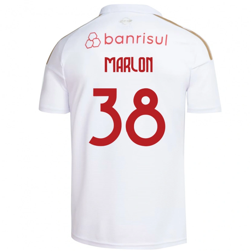 Danxen Män Marlon #38 Vit Röd Bortatröja Matchtröjor 2026/27 Tröjor T-Tröja