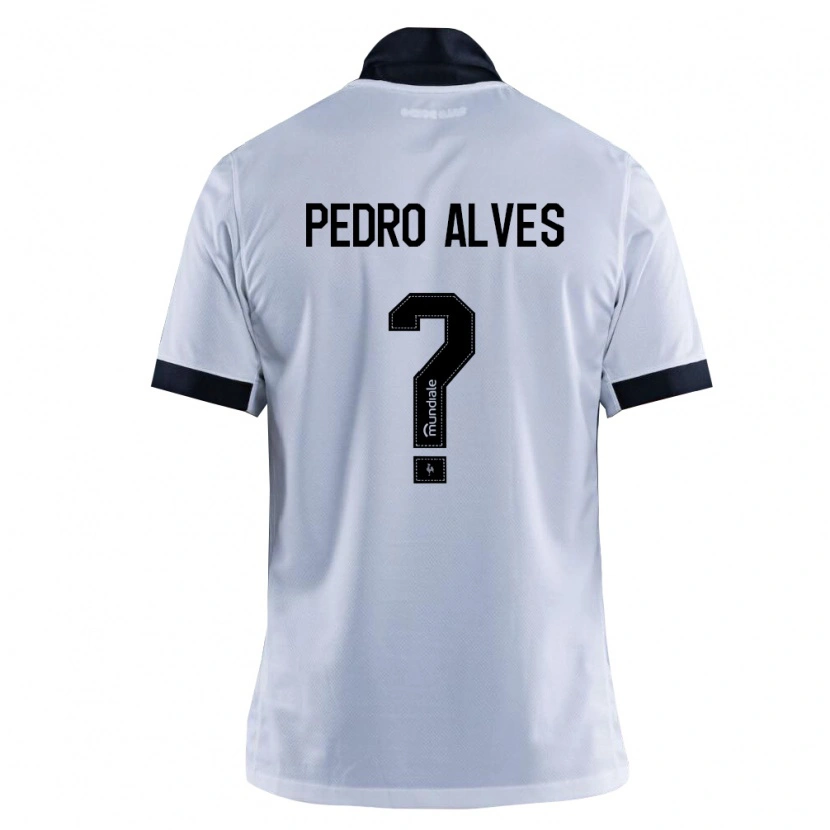 Danxen Män Pedro Alves #0 Svart Vit Bortatröja Matchtröjor 2026/27 Tröjor T-Tröja