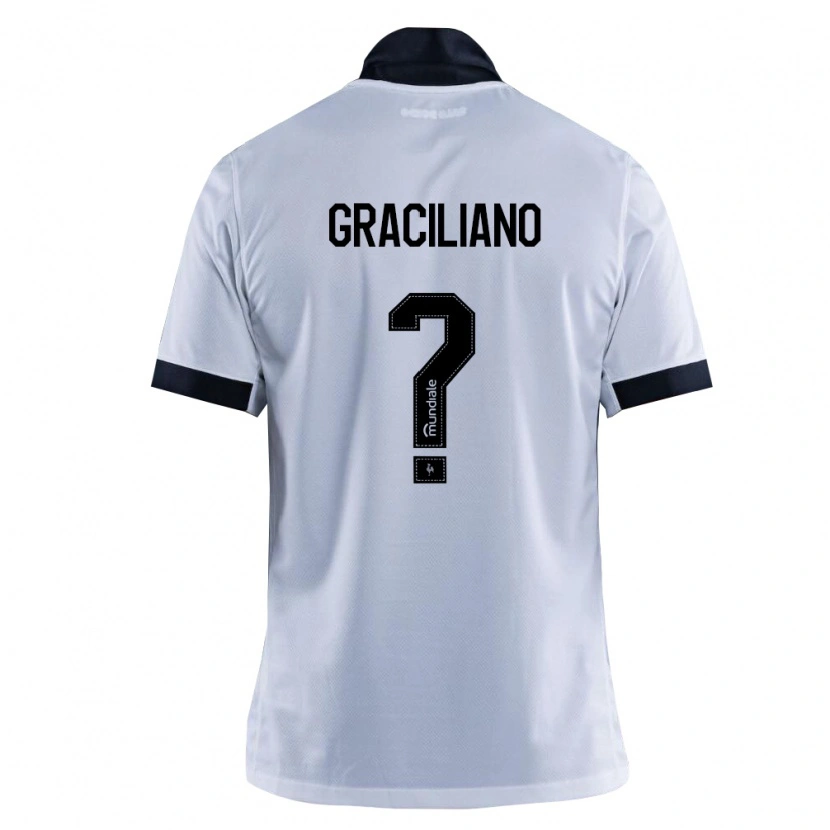 Danxen Män Arthur Graciliano #0 Svart Vit Bortatröja Matchtröjor 2026/27 Tröjor T-Tröja