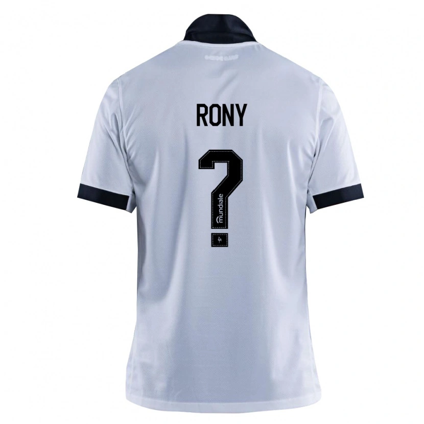 Danxen Män Rony #0 Svart Vit Bortatröja Matchtröjor 2026/27 Tröjor T-Tröja