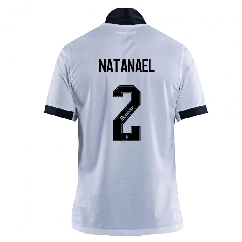 Danxen Män Natanael Moreira Milouski #2 Svart Vit Bortatröja Matchtröjor 2026/27 Tröjor T-Tröja