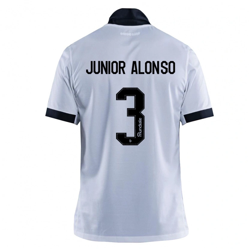 Danxen Män Junior Alonso #3 Svart Vit Bortatröja Matchtröjor 2026/27 Tröjor T-Tröja