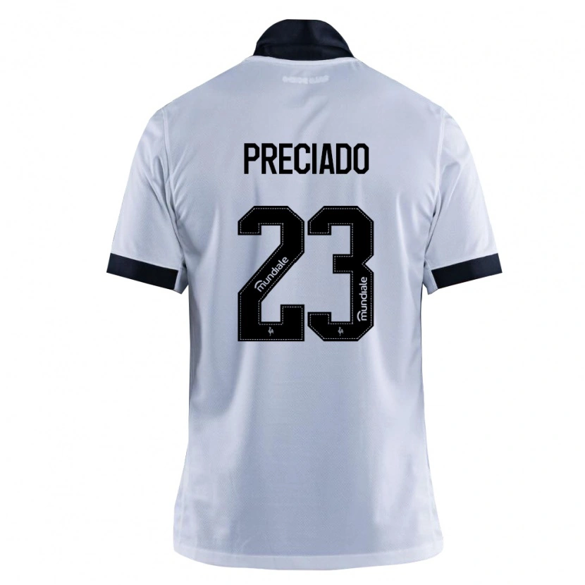 Danxen Män Angelo Preciado #23 Svart Vit Bortatröja Matchtröjor 2026/27 Tröjor T-Tröja