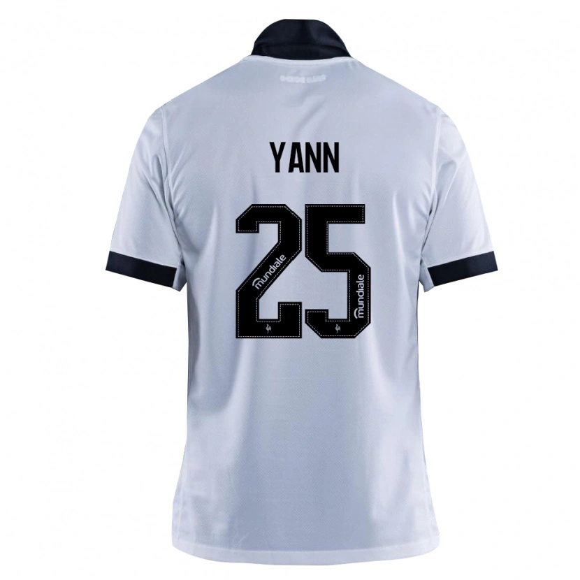 Danxen Män Yann Neves #25 Svart Vit Bortatröja Matchtröjor 2026/27 Tröjor T-Tröja