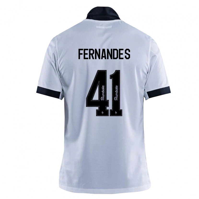 Danxen Män Murillo Fernandes #41 Svart Vit Bortatröja Matchtröjor 2026/27 Tröjor T-Tröja