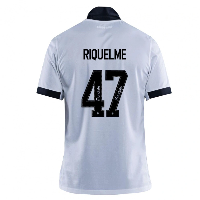 Danxen Män Riquelme Henrique Da Silva Ferreira #47 Svart Vit Bortatröja Matchtröjor 2026/27 Tröjor T-Tröja