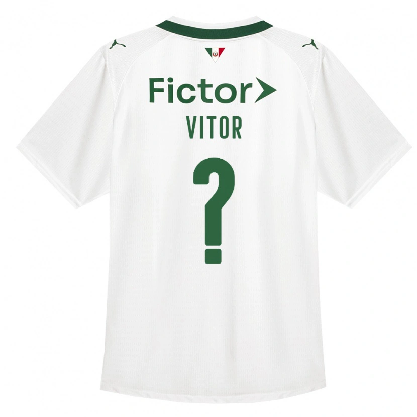 Danxen Män Erick Vitor #0 Grön Vit Bortatröja Matchtröjor 2026/27 Tröjor T-Tröja