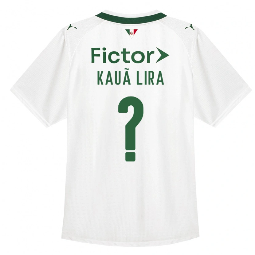 Danxen Män Kauã Lira #0 Grön Vit Bortatröja Matchtröjor 2026/27 Tröjor T-Tröja