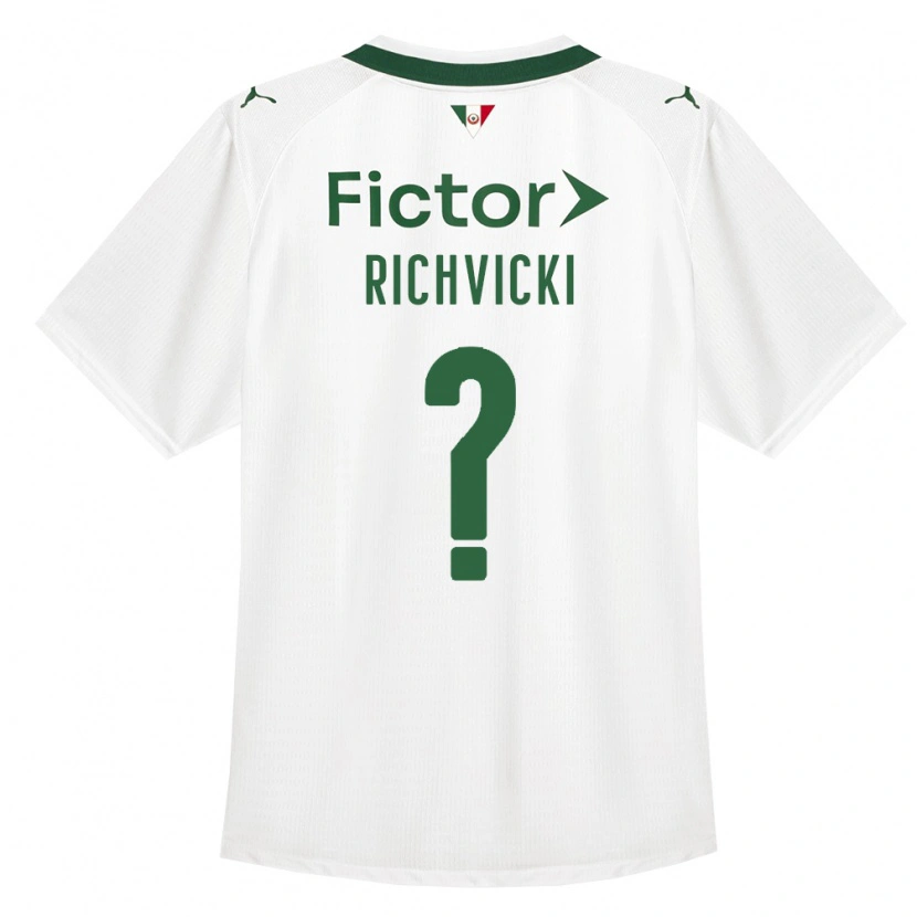 Danxen Män Gabriel Richvicki #0 Grön Vit Bortatröja Matchtröjor 2026/27 Tröjor T-Tröja