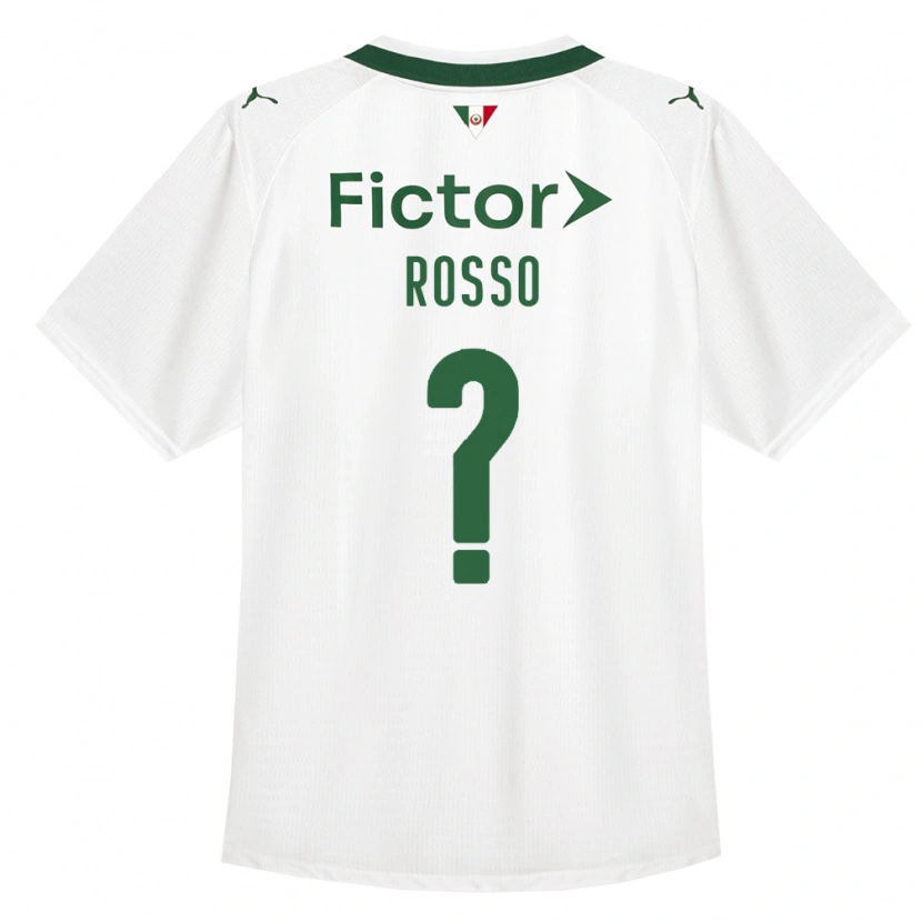 Danxen Män Romer Rosso #0 Grön Vit Bortatröja Matchtröjor 2026/27 Tröjor T-Tröja
