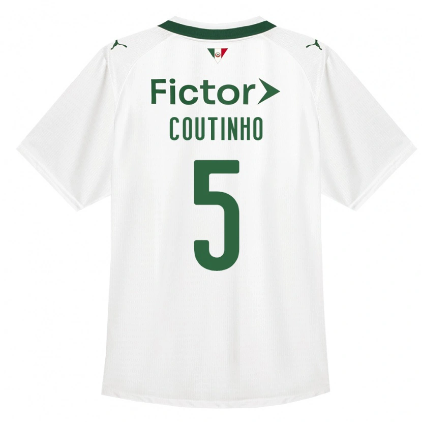 Danxen Män Rafael Coutinho #5 Grön Vit Bortatröja Matchtröjor 2026/27 Tröjor T-Tröja