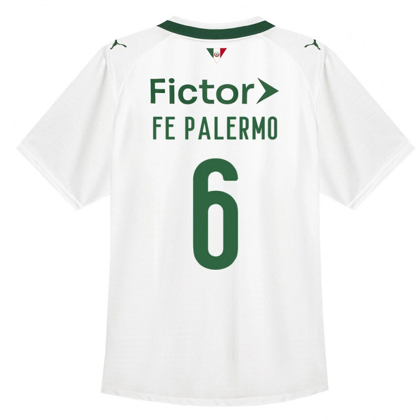 Danxen Män Fe Palermo #6 Grön Vit Bortatröja Matchtröjor 2026/27 Tröjor T-Tröja