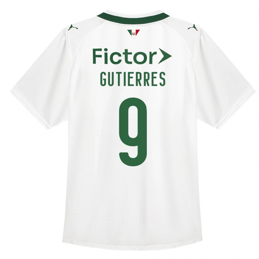 Danxen Män Amanda Gutierres #9 Grön Vit Bortatröja Matchtröjor 2026/27 Tröjor T-Tröja