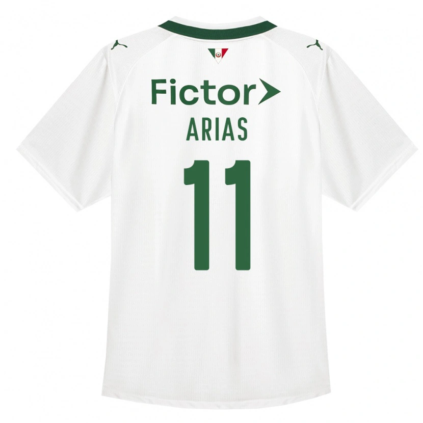 Danxen Män Jhon Arias #11 Grön Vit Bortatröja Matchtröjor 2026/27 Tröjor T-Tröja
