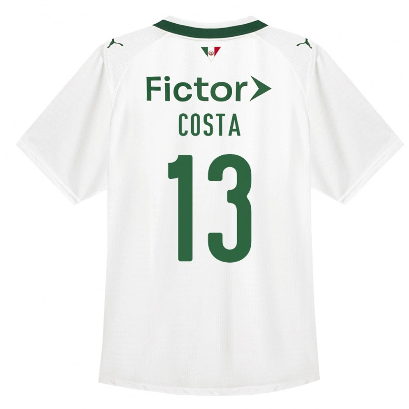 Danxen Män Enzo Costa #13 Grön Vit Bortatröja Matchtröjor 2026/27 Tröjor T-Tröja
