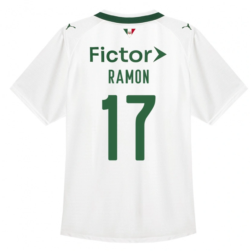 Danxen Män Ramon Riquelme #17 Grön Vit Bortatröja Matchtröjor 2026/27 Tröjor T-Tröja