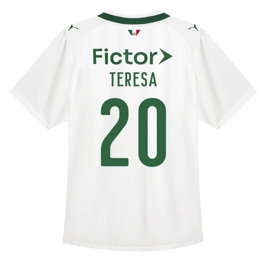 Danxen Män Felipe Teresa #20 Grön Vit Bortatröja Matchtröjor 2026/27 Tröjor T-Tröja