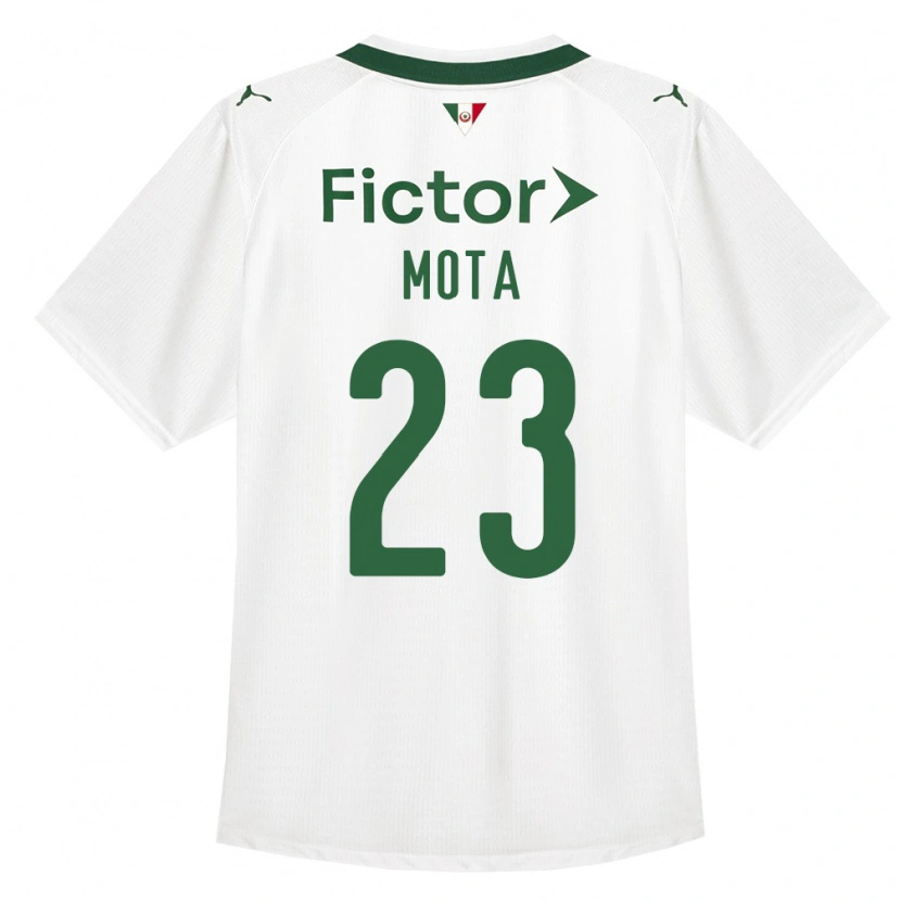 Danxen Män Flávia Mota #23 Grön Vit Bortatröja Matchtröjor 2026/27 Tröjor T-Tröja