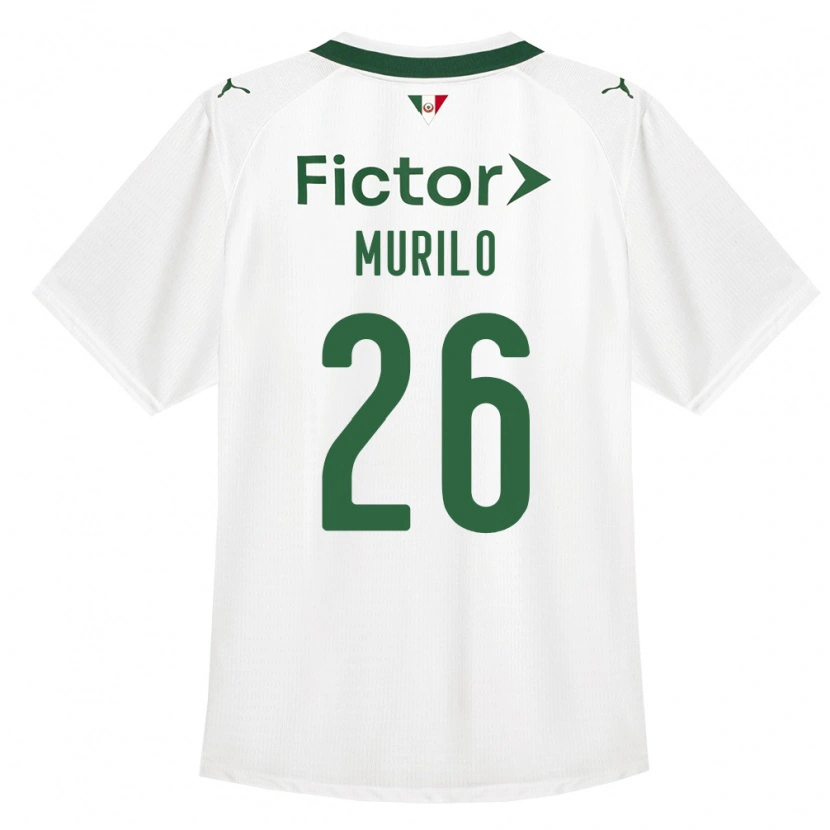 Danxen Män Murilo Cerqueira Paim #26 Grön Vit Bortatröja Matchtröjor 2026/27 Tröjor T-Tröja