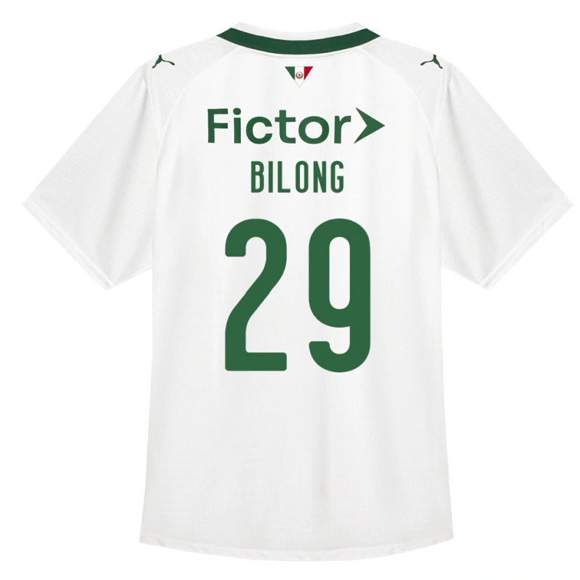 Danxen Män Miguel Bilong #29 Grön Vit Bortatröja Matchtröjor 2026/27 Tröjor T-Tröja