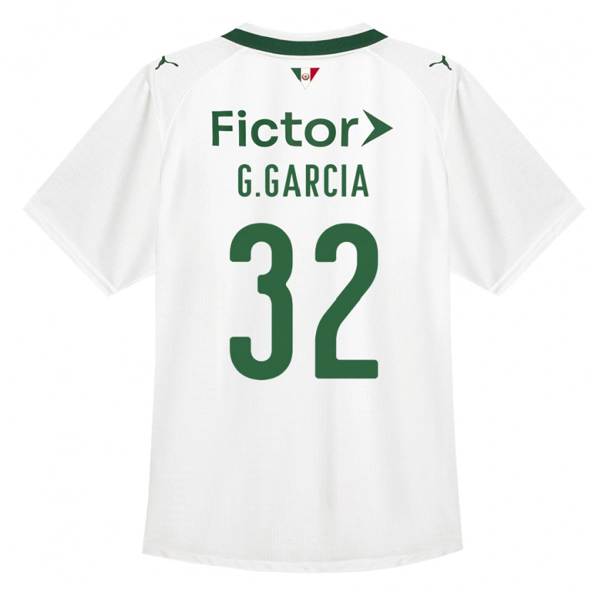 Danxen Män Gustavo Garcia #32 Grön Vit Bortatröja Matchtröjor 2026/27 Tröjor T-Tröja