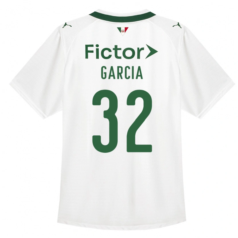 Danxen Män Garcia #32 Grön Vit Bortatröja Matchtröjor 2026/27 Tröjor T-Tröja