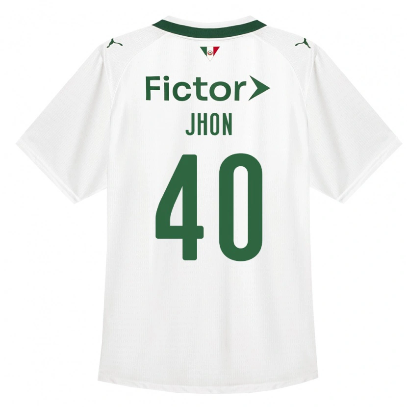 Danxen Män Jhon Jhon #40 Grön Vit Bortatröja Matchtröjor 2026/27 Tröjor T-Tröja