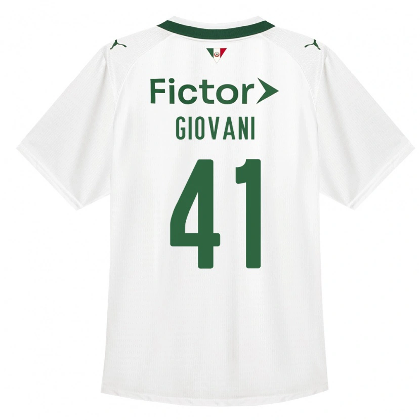 Danxen Män Giovani #41 Grön Vit Bortatröja Matchtröjor 2026/27 Tröjor T-Tröja
