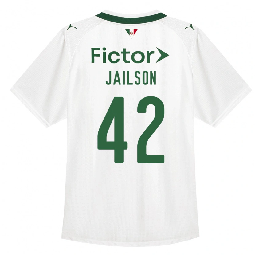 Danxen Män Jailson #42 Grön Vit Bortatröja Matchtröjor 2026/27 Tröjor T-Tröja