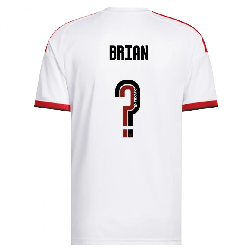Danxen Män Felipe Brian #0 Vit Röd Svart Bortatröja Matchtröjor 2026/27 Tröjor T-Tröja