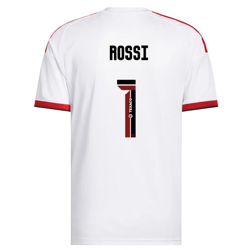 Danxen Män Agustín Rossi #1 Vit Röd Svart Bortatröja Matchtröjor 2026/27 Tröjor T-Tröja
