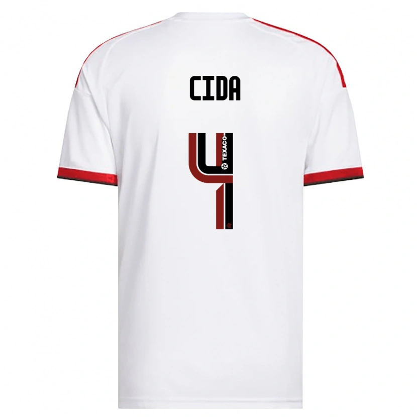 Danxen Män Cida #4 Vit Röd Svart Bortatröja Matchtröjor 2026/27 Tröjor T-Tröja
