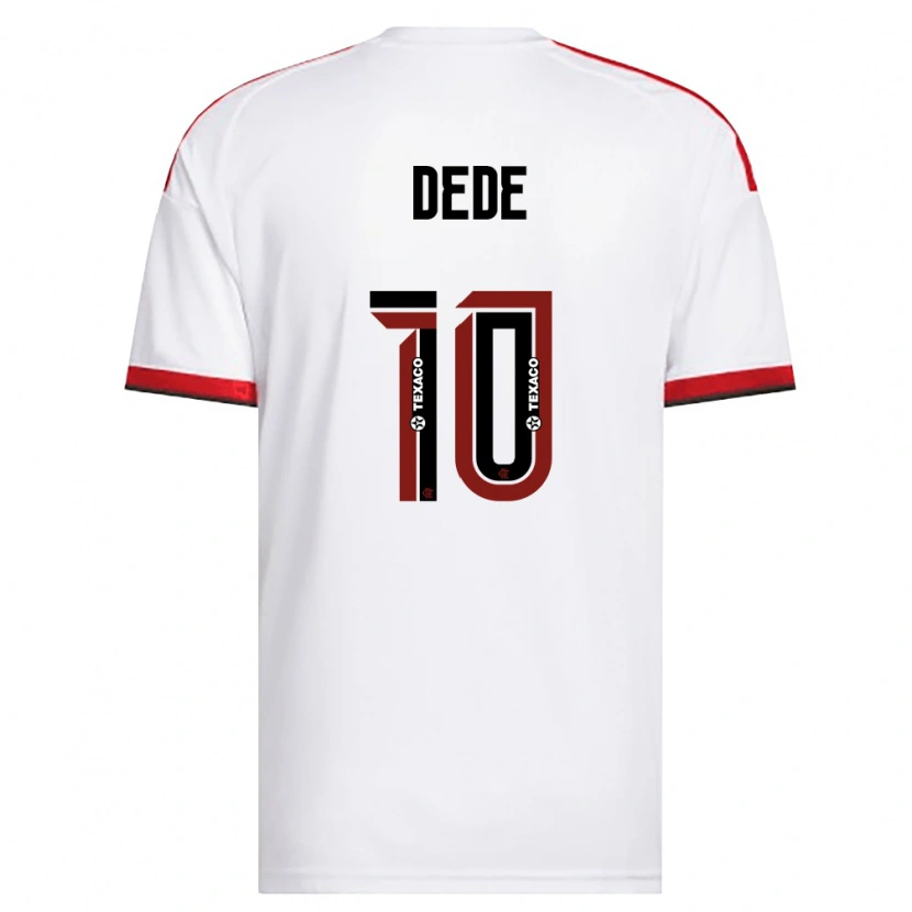 Danxen Män Andressa Dede #10 Vit Röd Svart Bortatröja Matchtröjor 2026/27 Tröjor T-Tröja