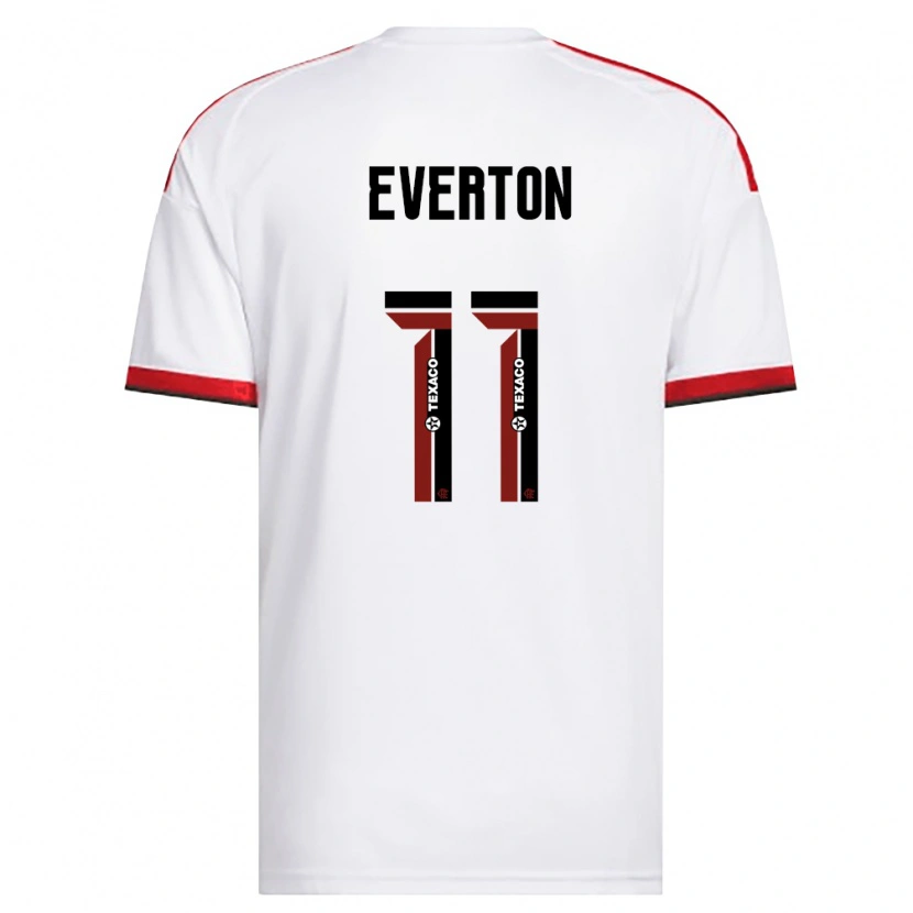 Danxen Män Everton Sousa Soares #11 Vit Röd Svart Bortatröja Matchtröjor 2026/27 Tröjor T-Tröja