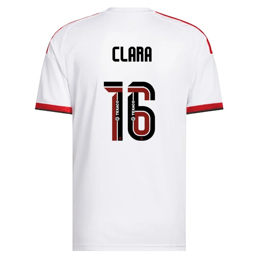 Danxen Män Ana Clara #16 Vit Röd Svart Bortatröja Matchtröjor 2026/27 Tröjor T-Tröja