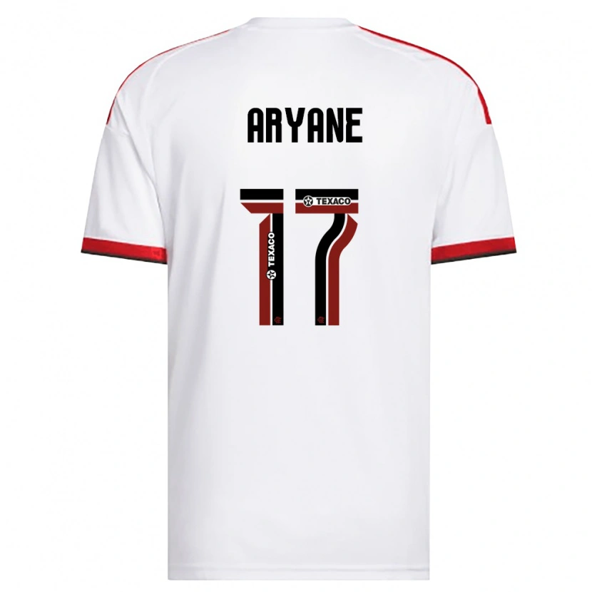 Danxen Män Aryane #17 Vit Röd Svart Bortatröja Matchtröjor 2026/27 Tröjor T-Tröja