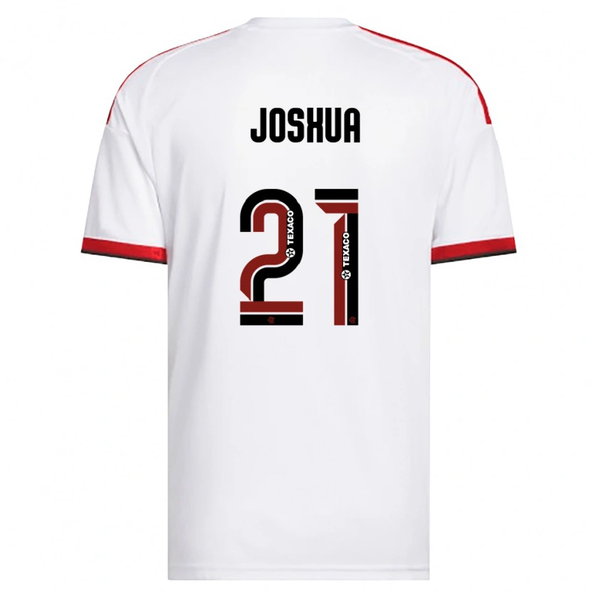 Danxen Män Caio Joshua Lana De Andrade #21 Vit Röd Svart Bortatröja Matchtröjor 2026/27 Tröjor T-Tröja