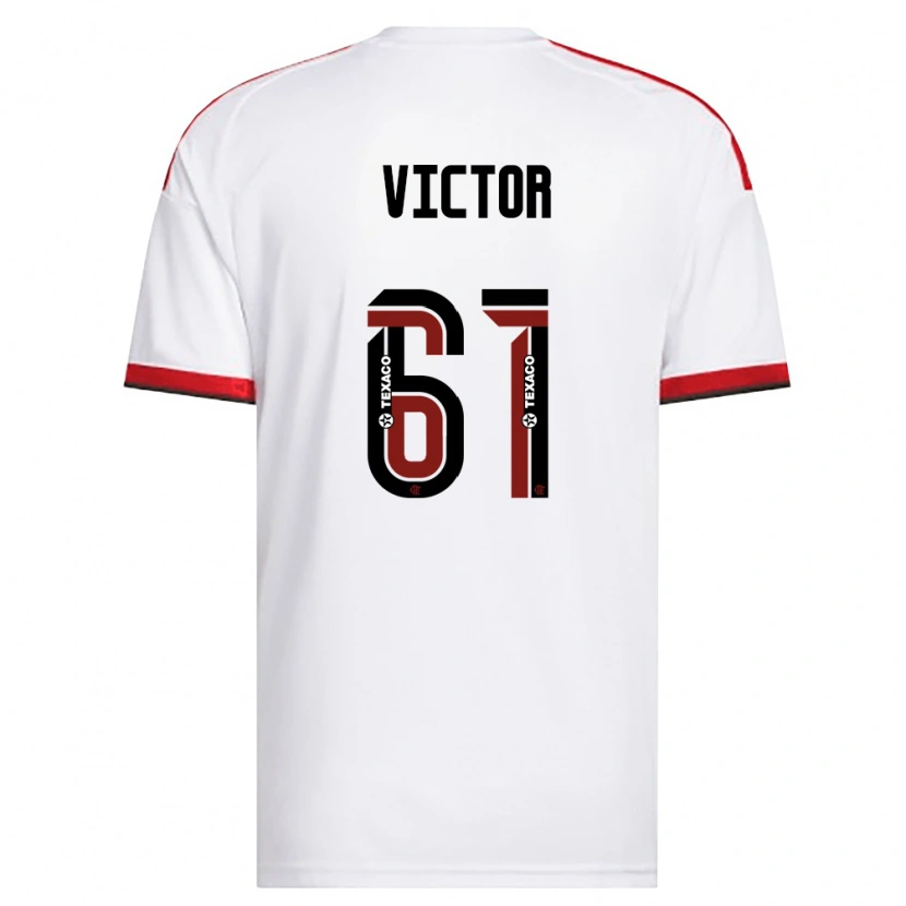 Danxen Män João Souza #61 Vit Röd Svart Bortatröja Matchtröjor 2026/27 Tröjor T-Tröja