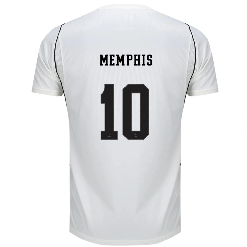 Danxen Män Memphis Depay #10 Vit Svart Röd Hemmatröja Matchtröjor 2026/27 Tröjor T-Tröja